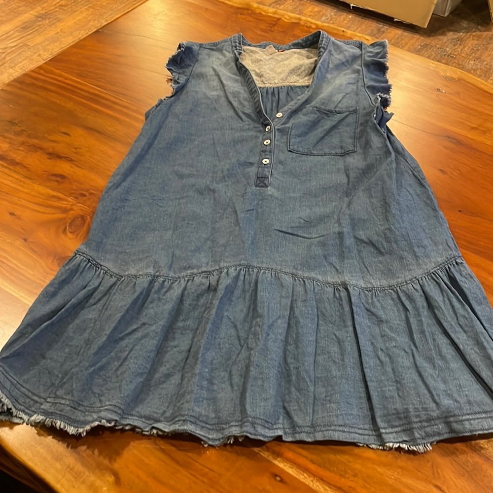 Anthropology denim dress